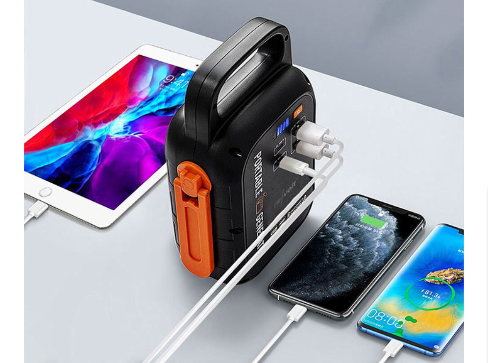 Vändatoitepank ja taskulamp - avariitoide - dünamojõujaam - 18 W - 22,5 Ah - kiirlaadimine - toiteallikas - avariitoitepank - avariivalgusti / avariilamp - avariitoide / toiteallikas