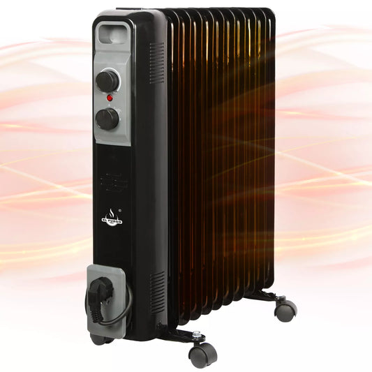 Premium õliradiaator õliküte - 2500 W (B-Ware) - avariiküte - õliküte