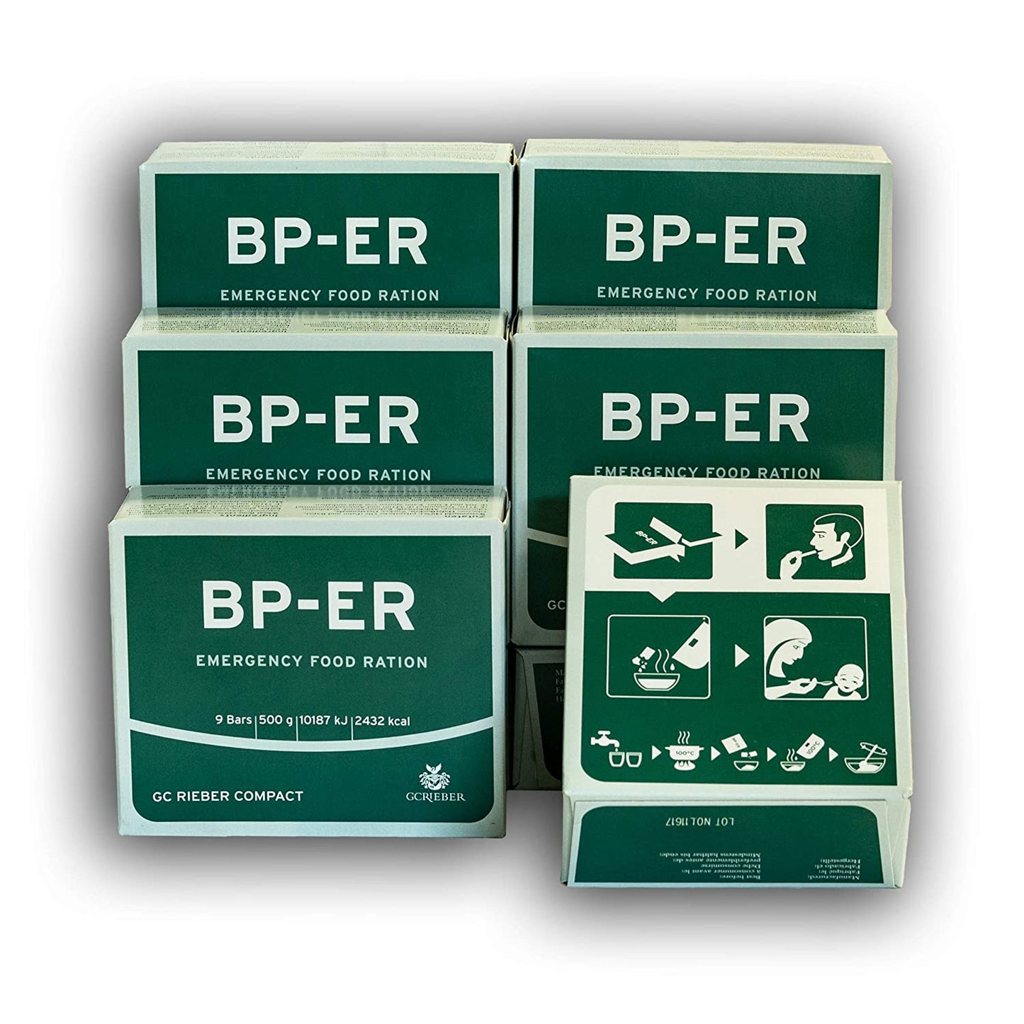 Hädaabiratsioon BP-ER 14 päeva ca 35000 kcal - Kompaktne, vastupidav, kerge hädaabitoit BP-ER