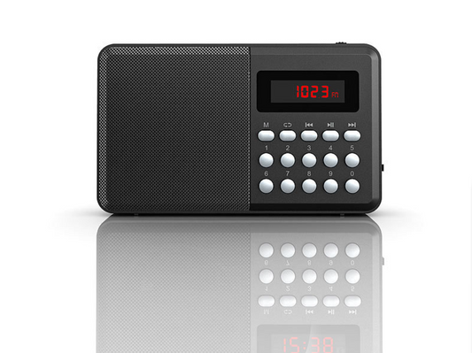 Raadio/hädaabiraadio - antennraadio - Bluetooth-funktsioon - kõlariboks - muusikaboks - hädaabiraadio - hädaabivastuvõtt - MP3-mängija - USB, microSD - aku - antenn - miniraadio - matkaraadio/matkaboks