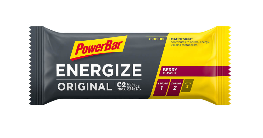 Powerbar 20 baari - originaal - neli sorti - jõuvardad - energiaribad